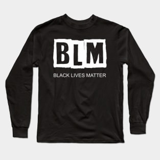 Black Lives Matter Design Long Sleeve T-Shirt